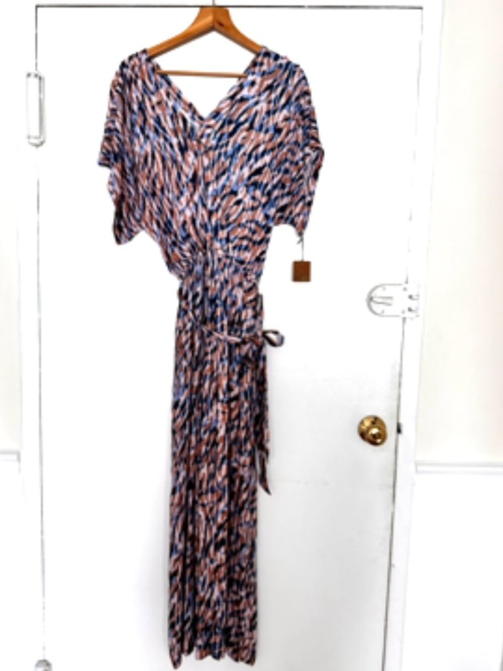 River + Sky Ines Jumpsuit In Tiger Blue - Picture 7 of 12
